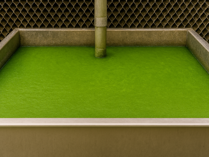 Biofilm in cooling tower