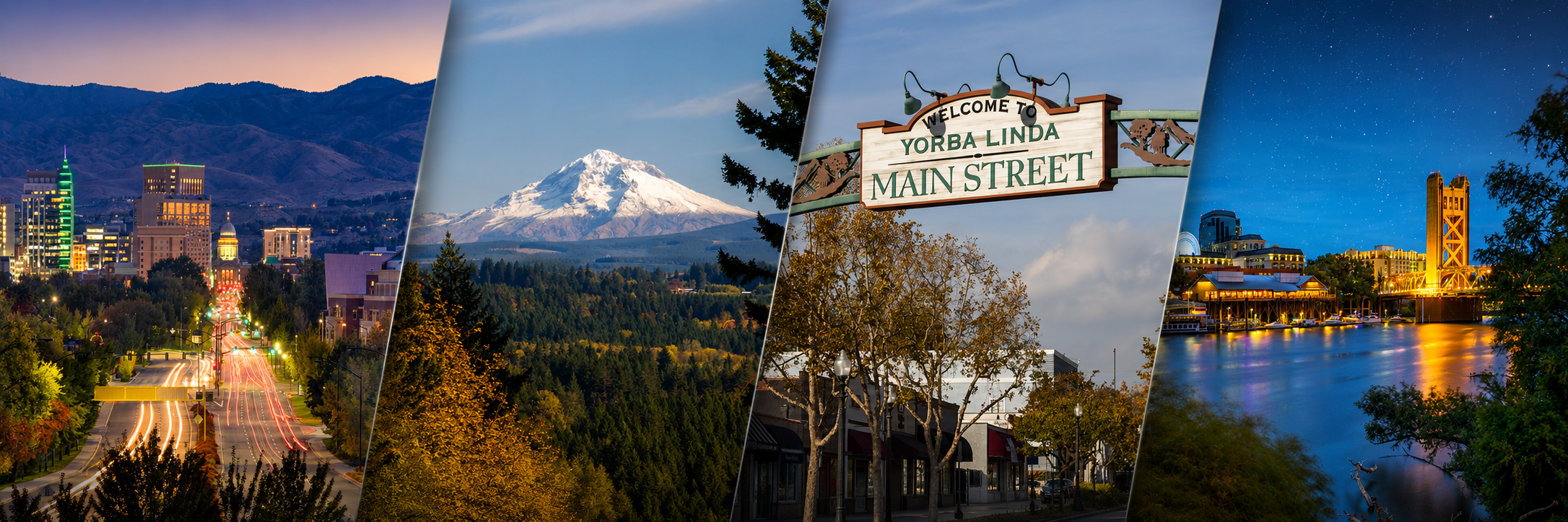 Glacier Labs service areas including Yorba Linda, Sacramento, Estacada, and Boise